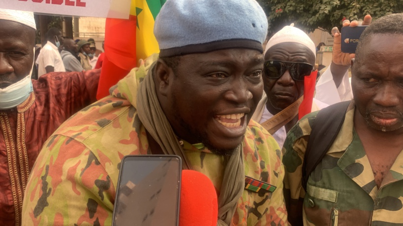 Marche des militaires invalides: Ibrahima Ndoye s’asperge d’essence devant le ministère des Forces armées