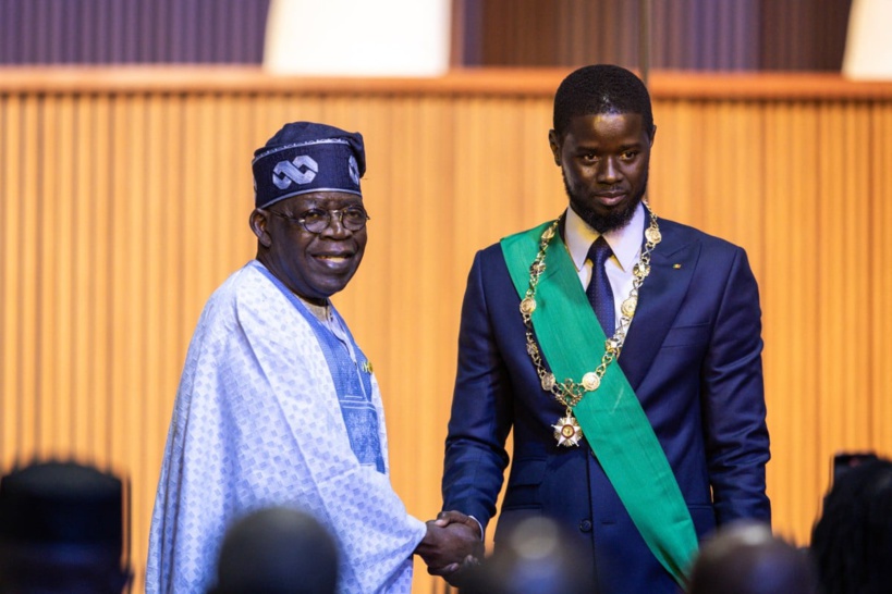 Le Président Faye et homologue nigérien Bola Tinubu