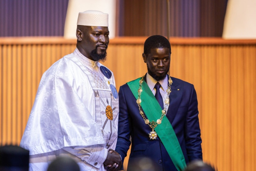 Le Président Faye et son homologue malien colon,el Mamadou Dumbouya