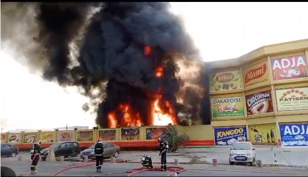 L'usine Patisen prend feu 