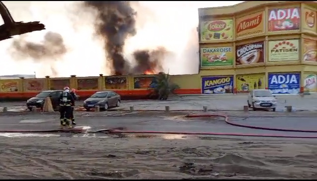 L'usine Patisen prend feu 