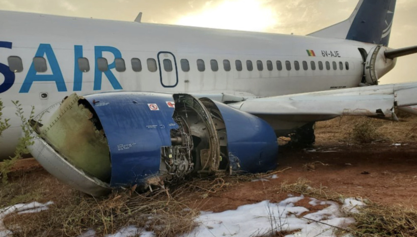 Sortie de piste de l’avion Transair à l’AIBD : Une enquête technique en cours pour « déterminer les causes »