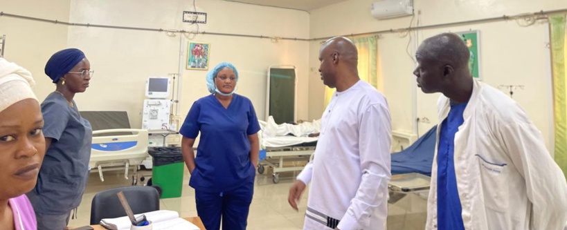 Hôpital Roi Baudouin : le personnel se réjouit de la visite du nouveau ministre de la Santé