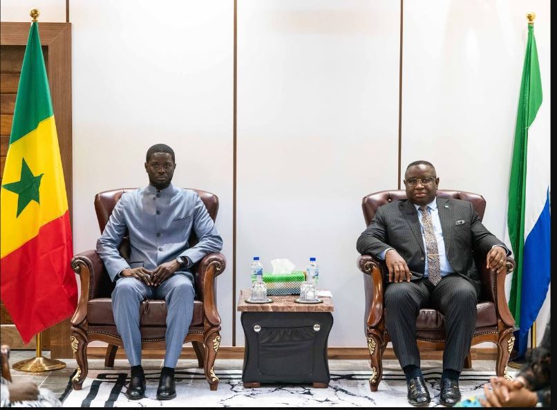 Renforcement de la coopération entre le Sénégal et la Sierra Leone : entretien entre Bassirou Diomaye Faye et Julius Maada Bio