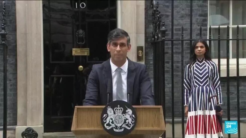 Royaume-Uni: Après sa défaite électorale, Rishi Sunak annonce sa démission de la tête du parti conservateur britannique