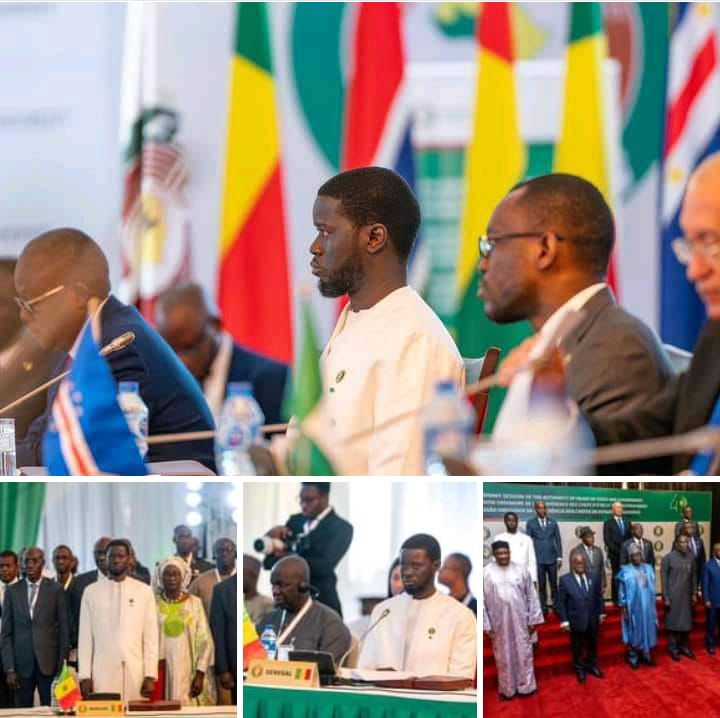 65 ème sommet CEDEAO : Diomaye plaide pour des réformes adaptées aux réalités