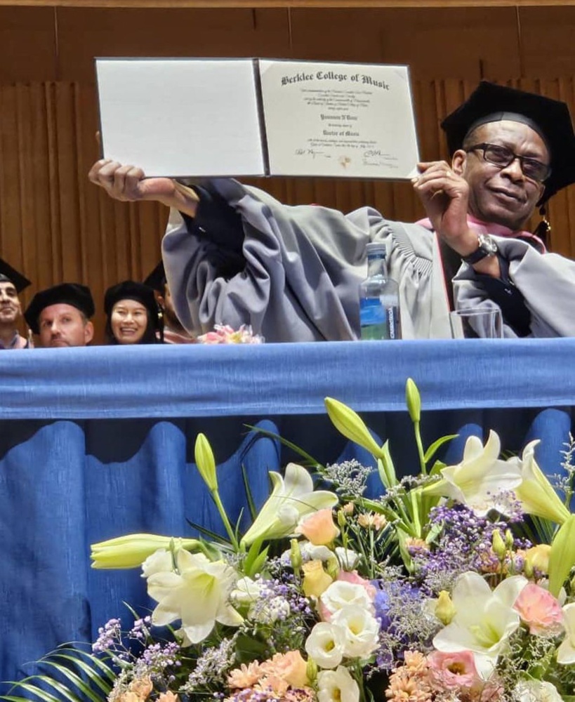 Youssou Ndour, honoré par l’Université Berklee Valencia en Espagne