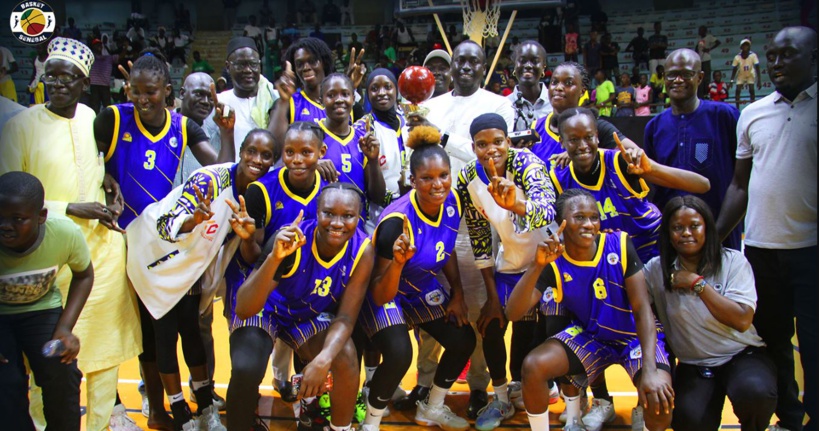 Basket – N1 féminin : l’ASC Ville de Dakar domine DUC et remporte son troisième trophée de la saison