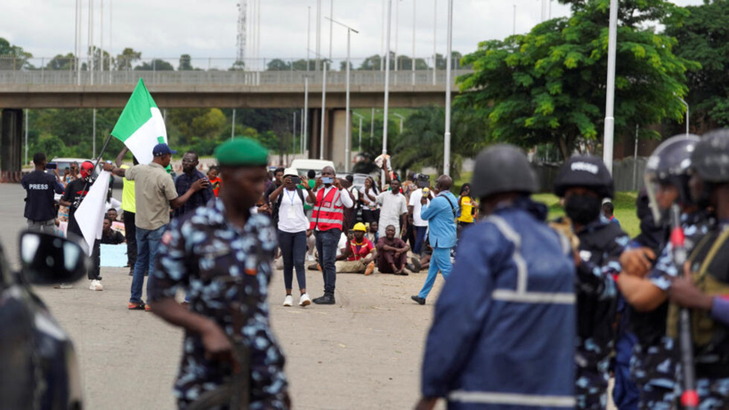 Nigeria: le gouvernement semble choisir la méthode dure face au mouvement #EndBadGovernance