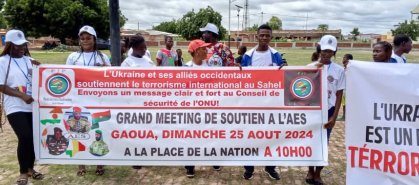 Grande mobilisation au Burkina Faso en soutien à l'Alliance des Etats du Sahel