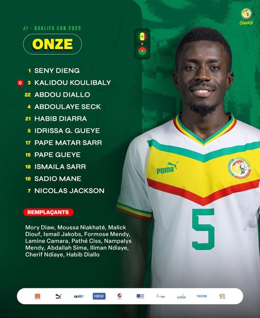 Qualifs CAN 2025 – Sénégal vs Burkina : Aliou Cissé dévoile le 11 départ des « Lions »