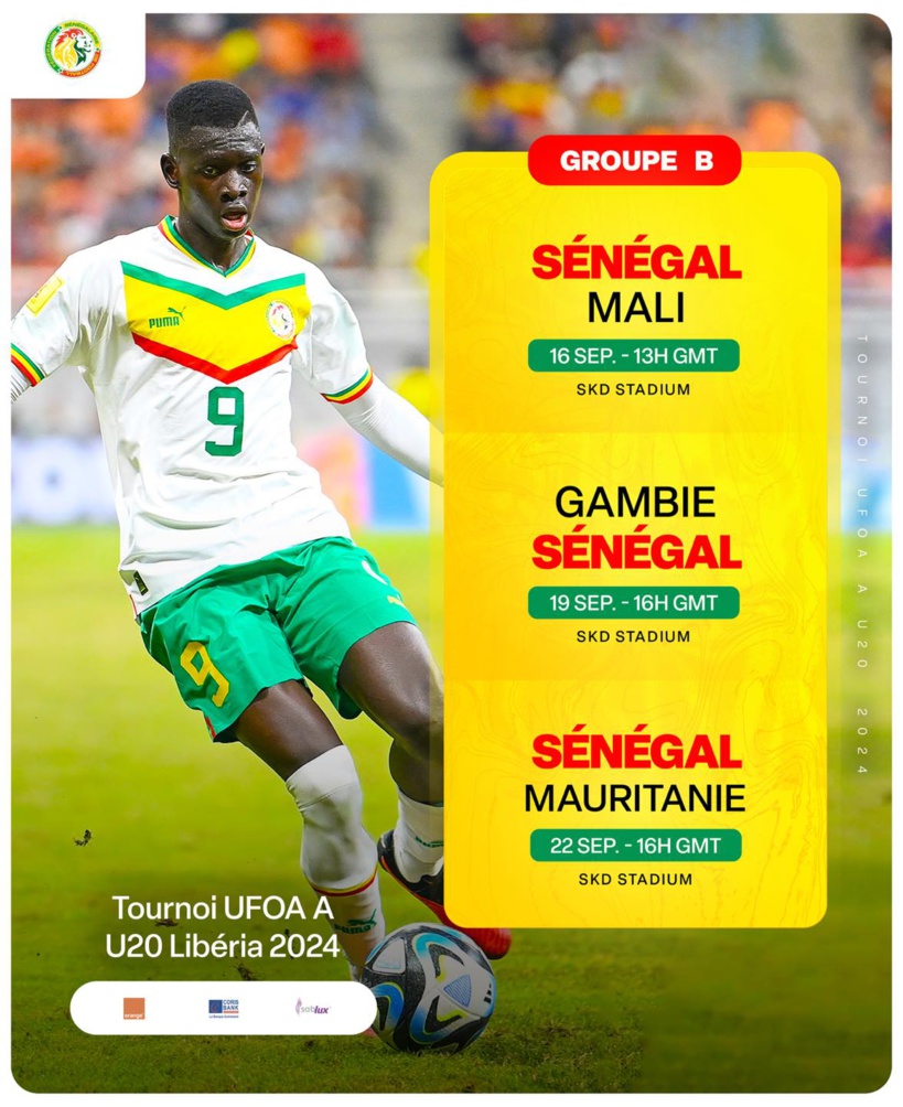 Tournoi UFOA-A U20 : le Sénégal affronte le Mali pour son premier match ce lundi