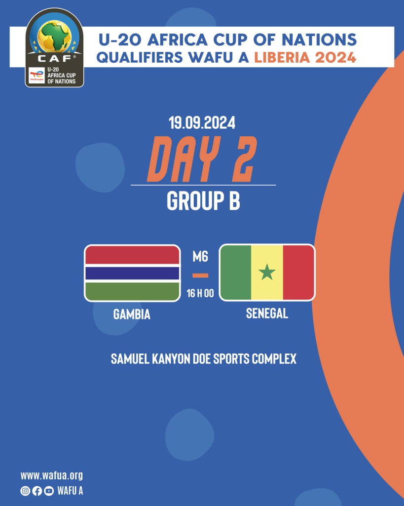 Tournoi UFOA-A U20 : le Sénégal à un pas des demi-finales, la Gambie en quête de revanche