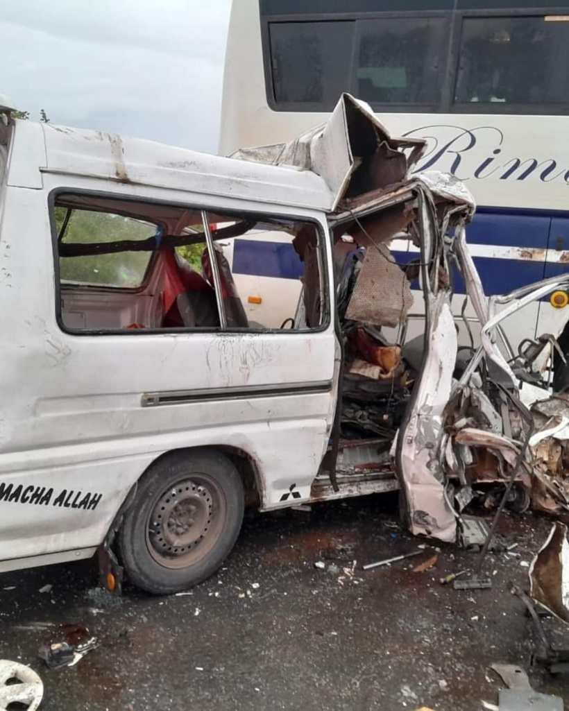 Accident à Louga : 1 mort et 25 blessés dans une collision à Makabra Guèye