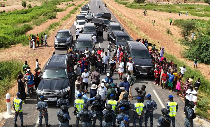 Arrestation de Bougane Gueye à Bakel : le convoi poursuit sa route, le leader de Gueum Sa Bopp est toujours en détention