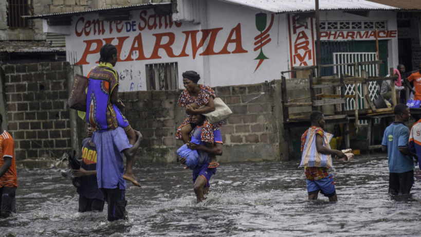 RDC: des pluies diluviennes provoquent des inondations dans plusieurs quartiers de Kinshasa