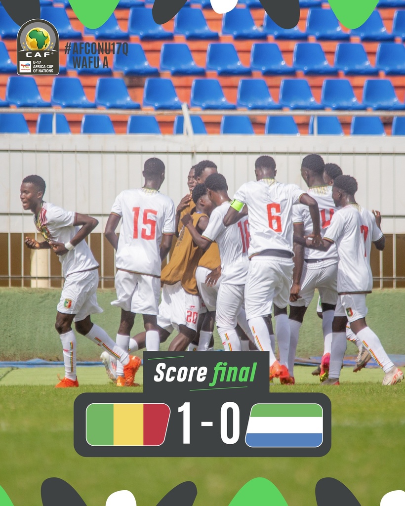 Tournoi UFOA-A U17 : entame victorieuse pour le Mali