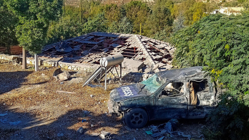 Guerre au Proche-Orient: trois journalistes tués au Liban dans un bombardement israélien