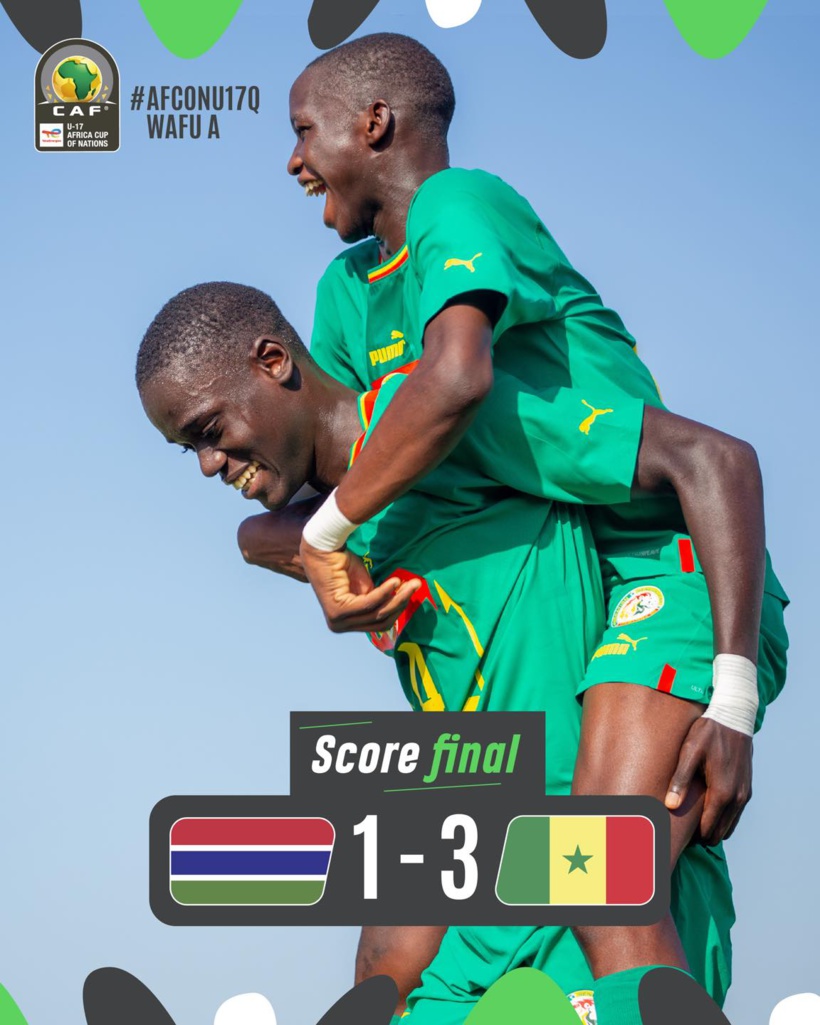 Tournoi UFOA/A U17 : le Sénégal s’impose face à la Gambie et file en demi-finale