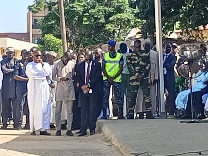 Hôpital militaire de Ouakam: les images de la levée du corps de Mamadou Moustapha Ba