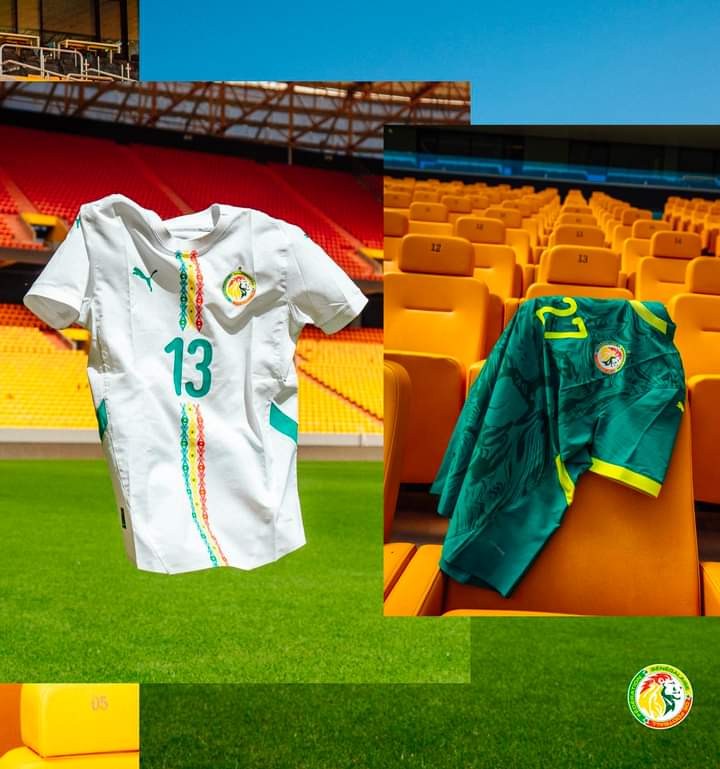 Foot : le Sénégal dévoile ses nouveaux maillots