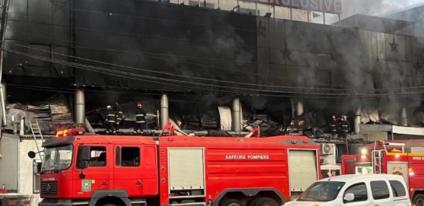 Incendie à l’hypermarché Exclusive de Yoff : « aucune perte en vies humaines, des dégâts matériels » considérables » (pompiers)