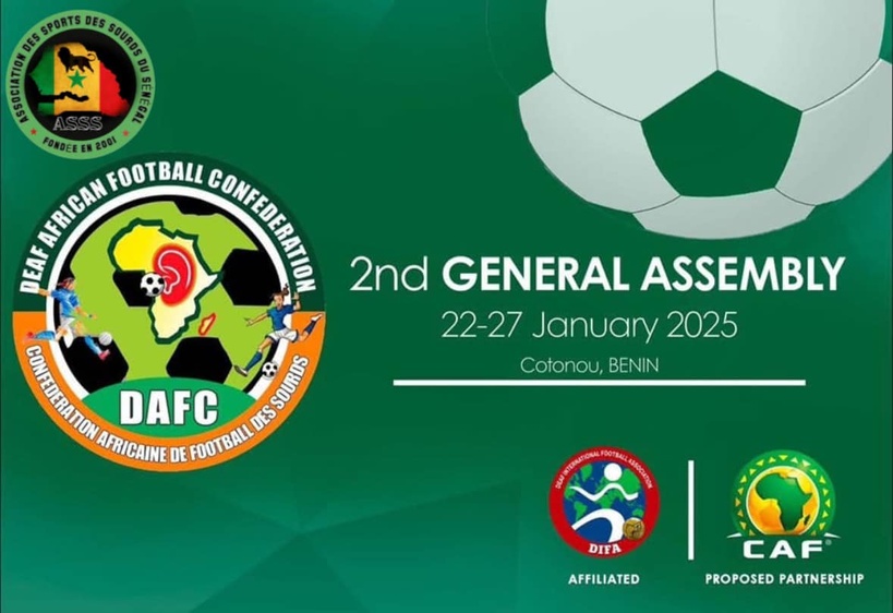 Le Sénégal participe à la deuxième Assemblée Générale de la Confédération Africaine de Football des Sourds