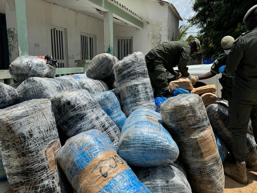 Trafic de drogue : L'OCRITS neutralise une bande armée et saisit 277,5 kg de chanvre indien à Dakar