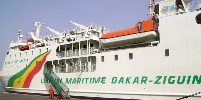 Liaison maritime Dakar-Ziguinchor : le navire Aline Sitoé sera aux arrêts pour une révision technique