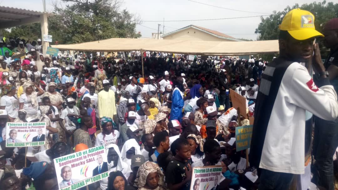 Macky Sall à Kébemer: les images du rassemblement