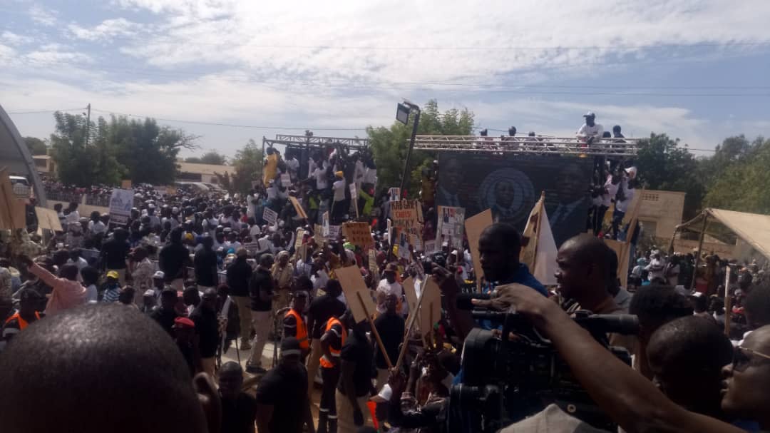 Macky Sall à Kébemer: les images du rassemblement