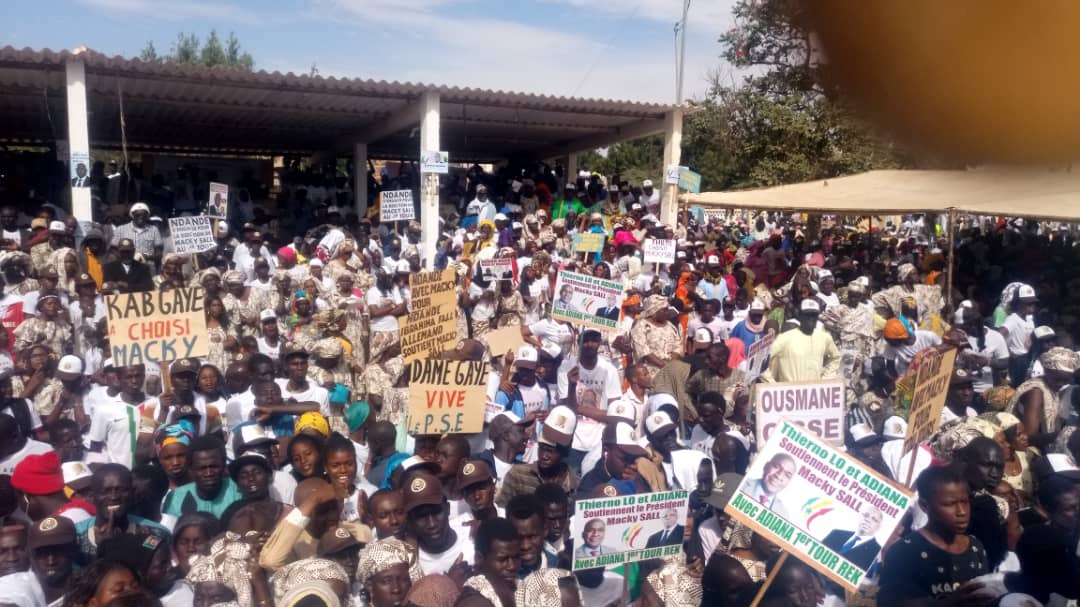 Macky Sall à Kébemer: les images du rassemblement