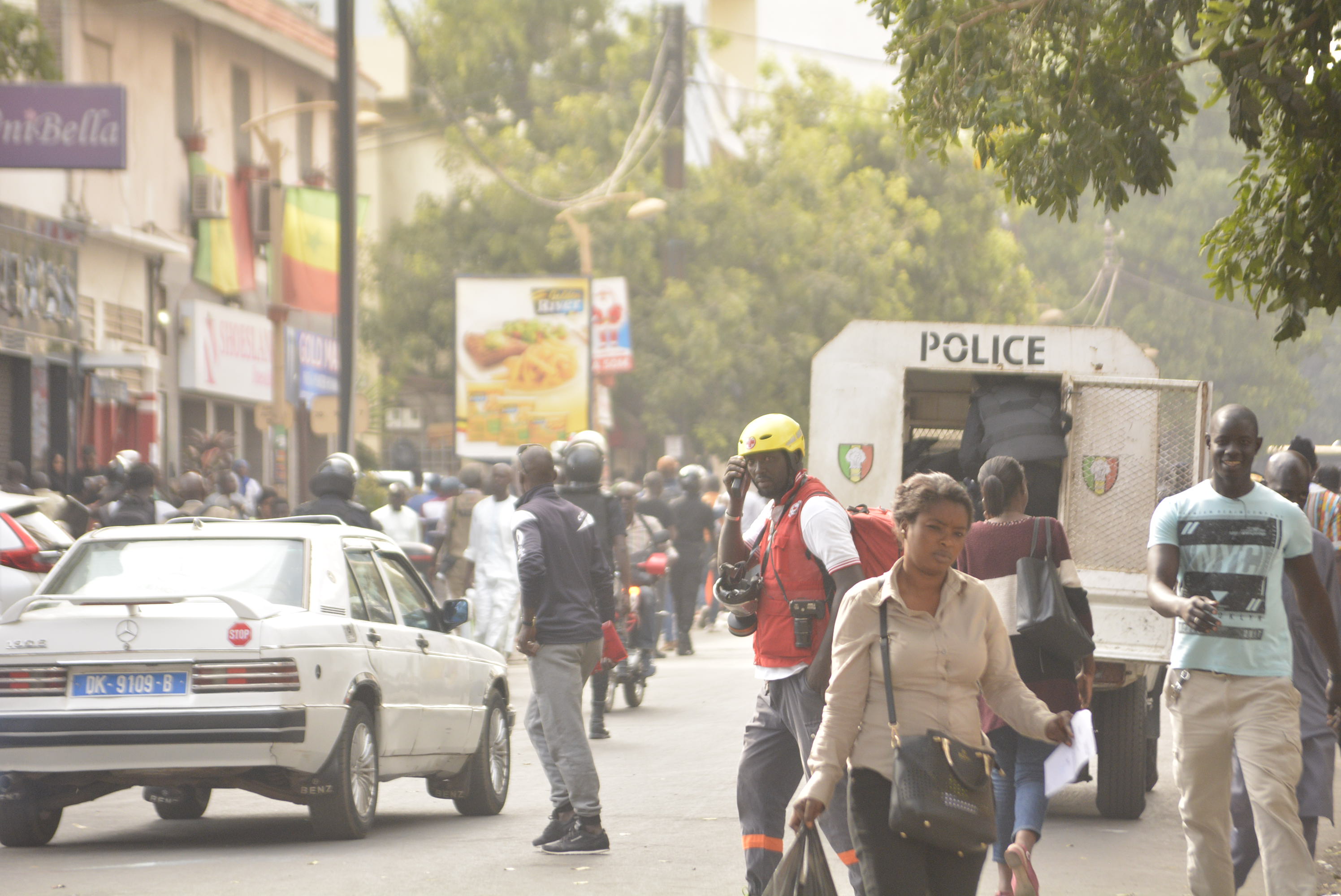 Retour en images sur un après-midi électrique au centre-ville de Dakar