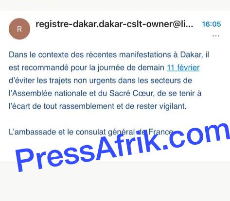 Les Nations-Unies et l’Ambassade de France alertent sur d’éventuelles manifs des «pro Sonko »