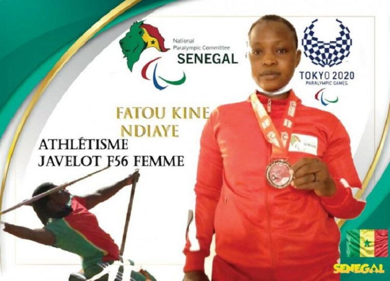 ​Jeux paralympiques Tokyo 2021: Fatou Kiné Ndiaye termine 6ème  avec un record