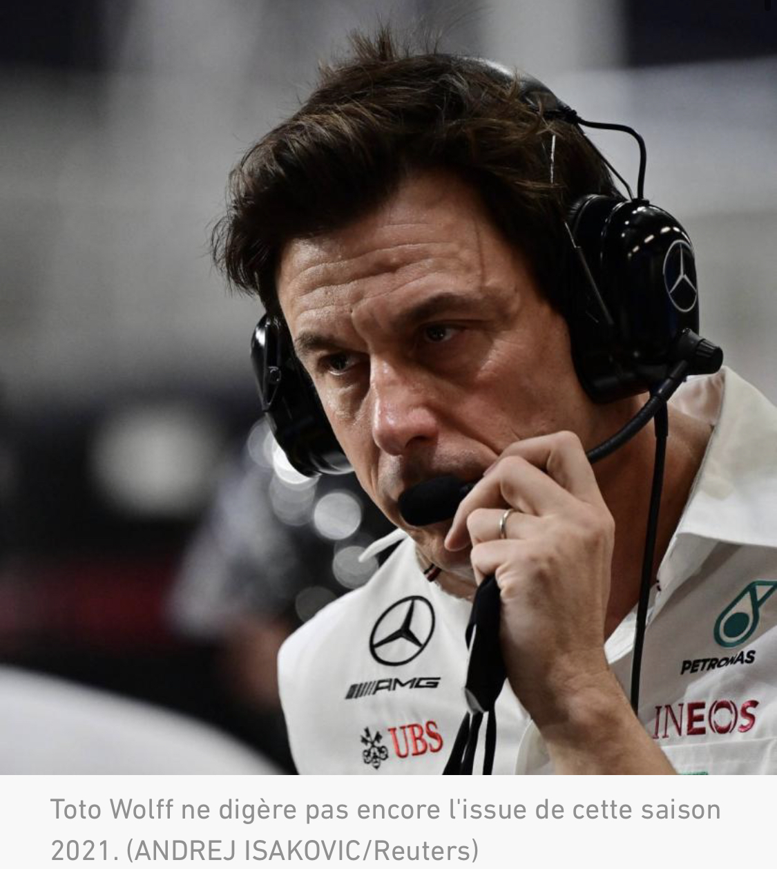 « On a volé sa couronne à Lewis », fulmine le patron de Mercedes Toto Wolff