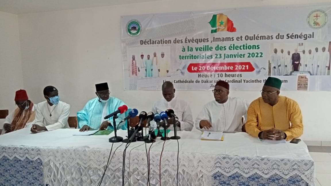 Evêques, Imams et Oulémas unis et mettent en garde "personne ne doit mettre en danger la vie et la stabilité du Sénégal"