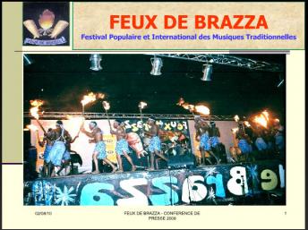 «Feux De Brazza»: Fête Internationale De La Musique Traditionnelle