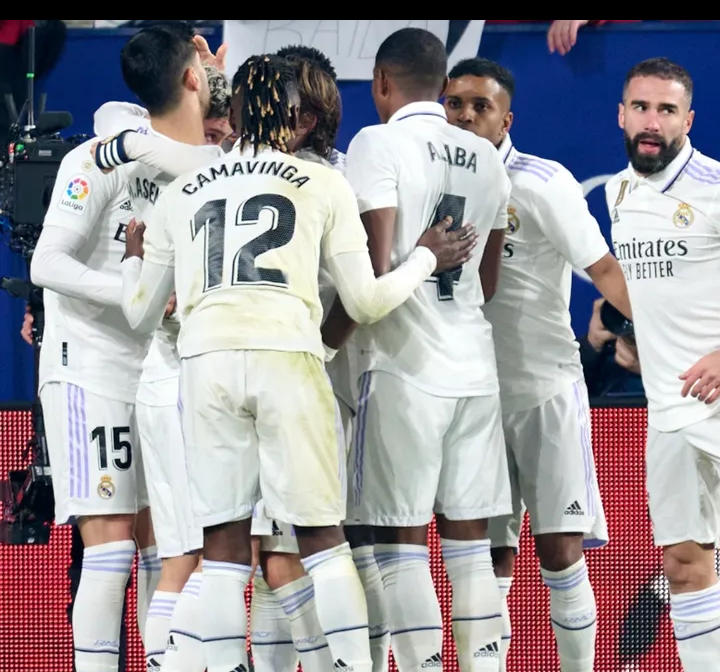 Liga : le Real Madrid vient à bout d’Osasuna et garde espoir pour le titre