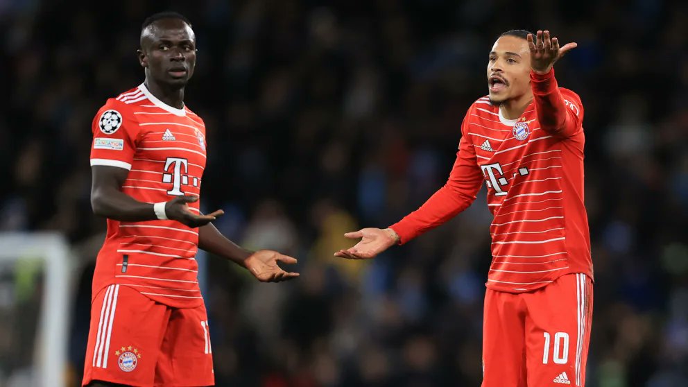 Grosse altercation dans le vestiaire du Bayern Munich: Sadio Mané aurait frappé Leroy Sané au visage