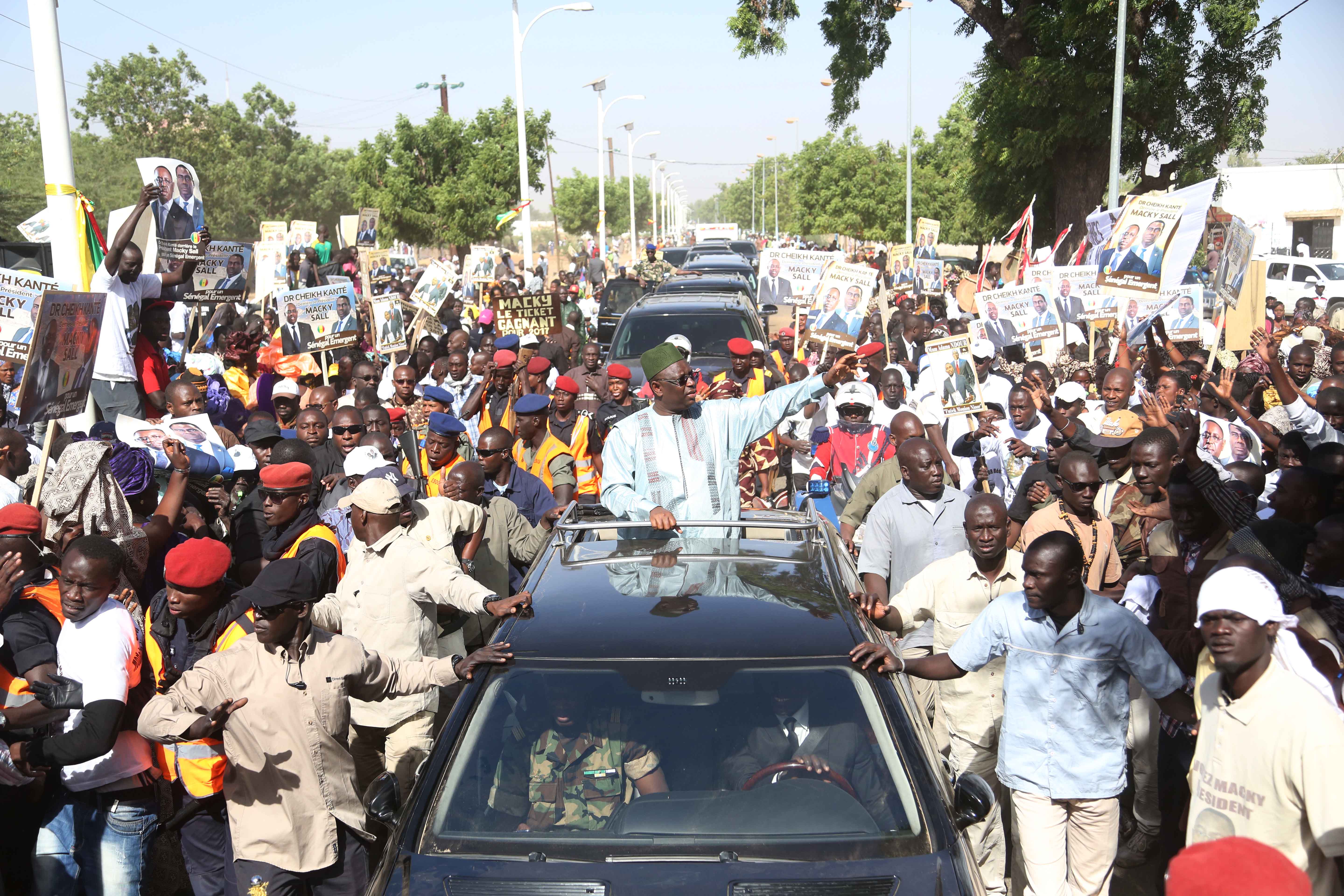 Images Le président Sall à Fatick ce lundi (Journée de l'élevage)