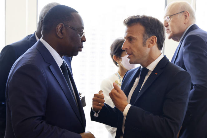 Macron plaide pour l'exploitation du gaz sénégalais