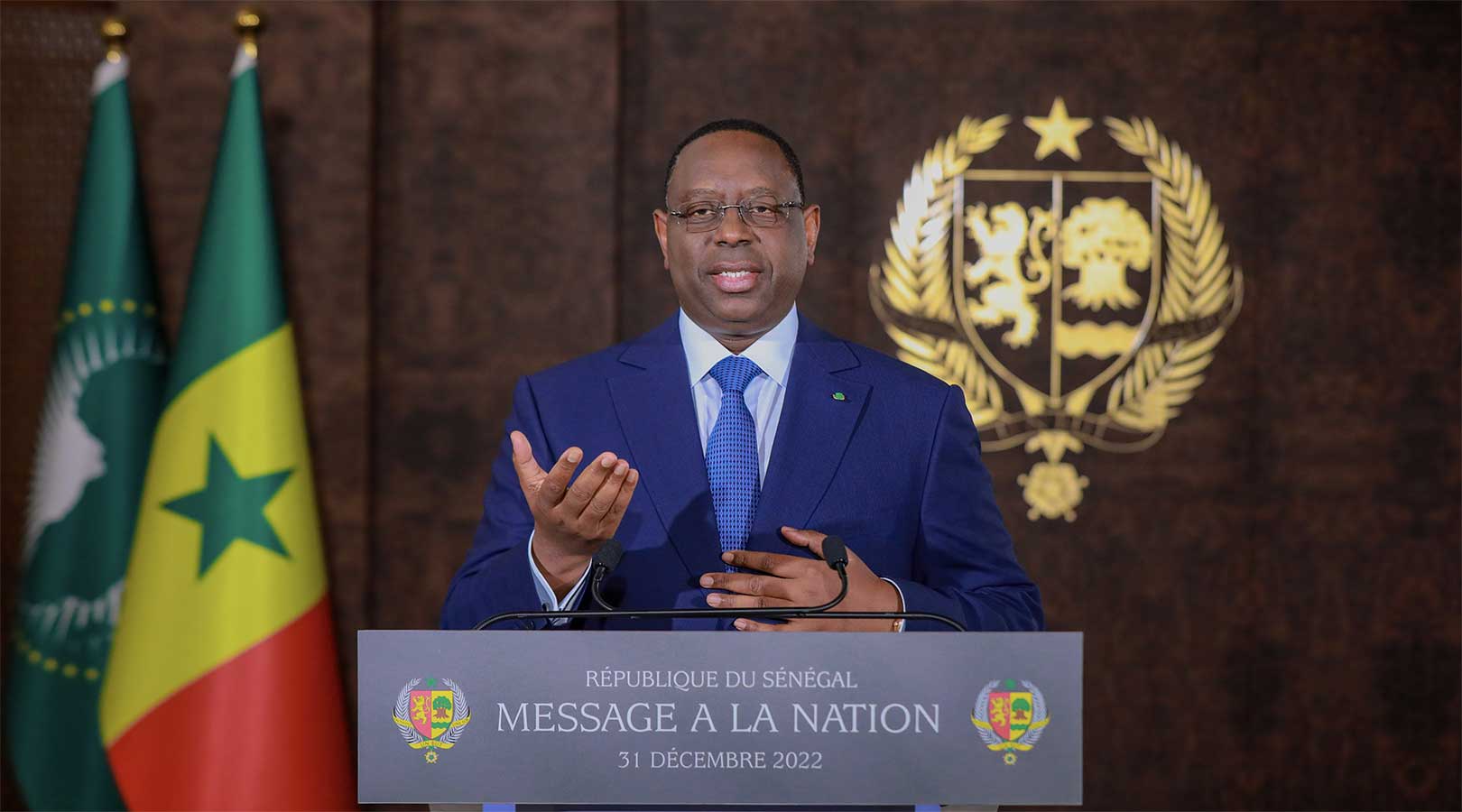 Discours d'adieu de Macky Sall: un bilan matériel mis en exergue