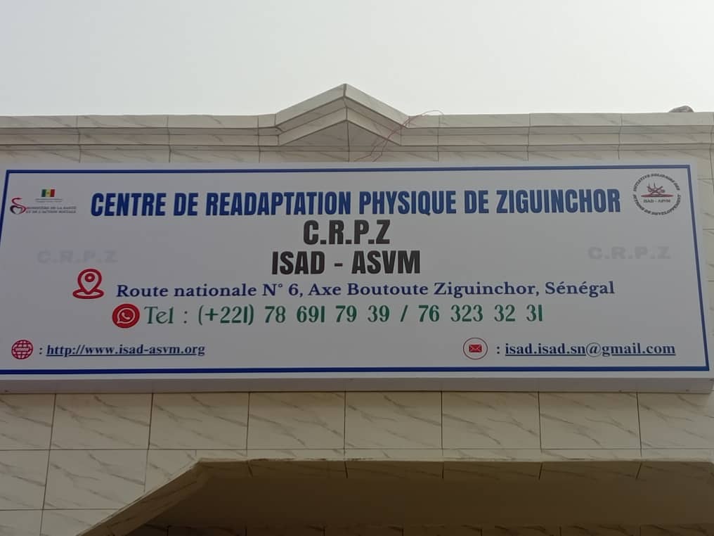 Handicap : Ziguinchor se dote d’un centre de réadaptation physique