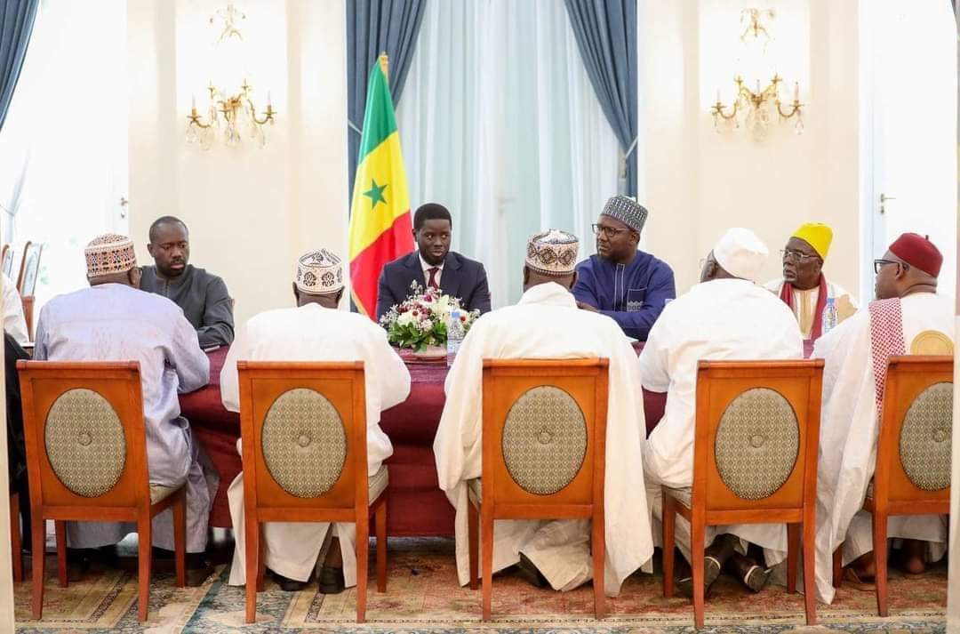 Audience : le Président Diomaye a reçu les imams et Oulémas ce mardi