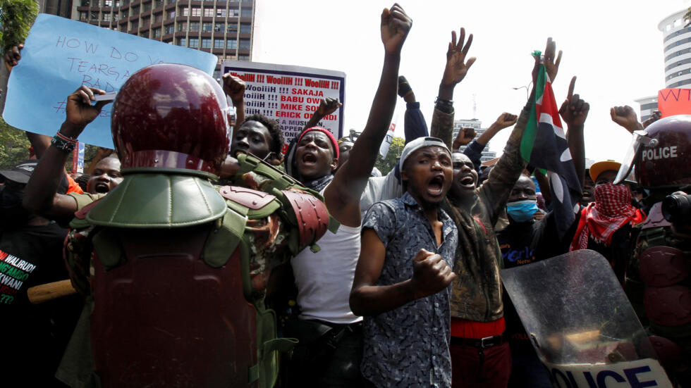 Kenya: une manifestation massive contre la loi de finances émaillée de violences