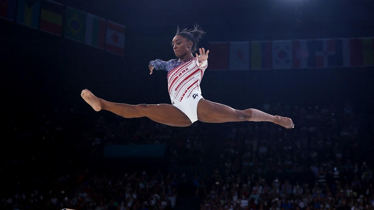 JO 2024: l'Américaine Simone Biles conquiert sa première médaille d'or à Paris par équipes