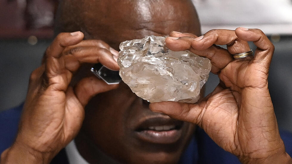 Production de Diamant : la deuxième plus grosse pierre précieuse découverte au Botswana