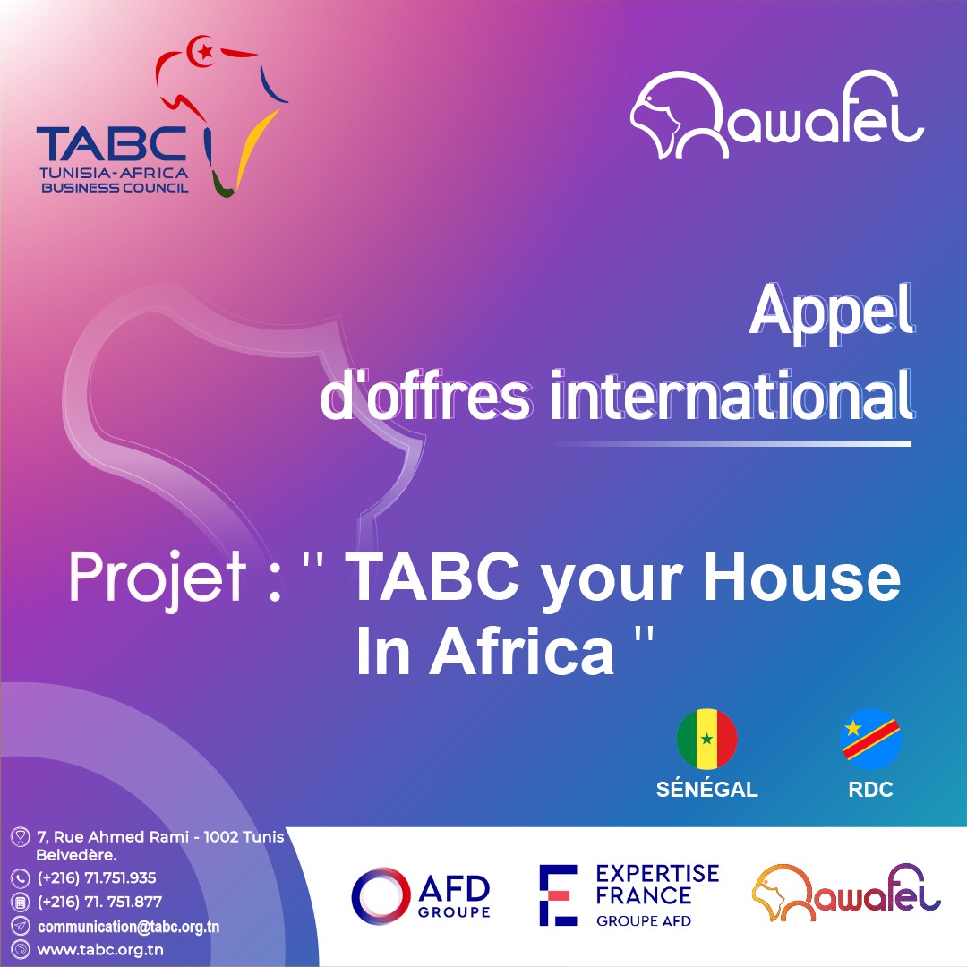 Appel d'offres international pour le recrutement d'un cabinet au Sénégal dans le cadre du programme TABC : Your House in Africa