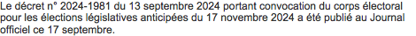  Sénégal - Législatives 2024 : le décret qui fixe les modalités de répartition des sièges dévoilés